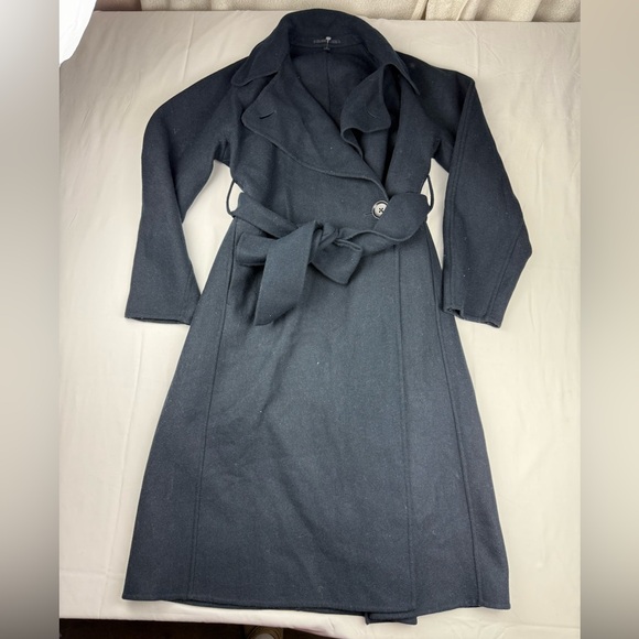 Uniqlo Jackets & Blazers - Uniqlo women’s navy blue blended Wool Coat size Small
